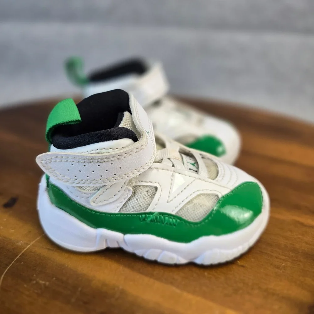 Jordan Jumpman MVP Toddler Lucky Green White DQ8433-130 Size 4C G1